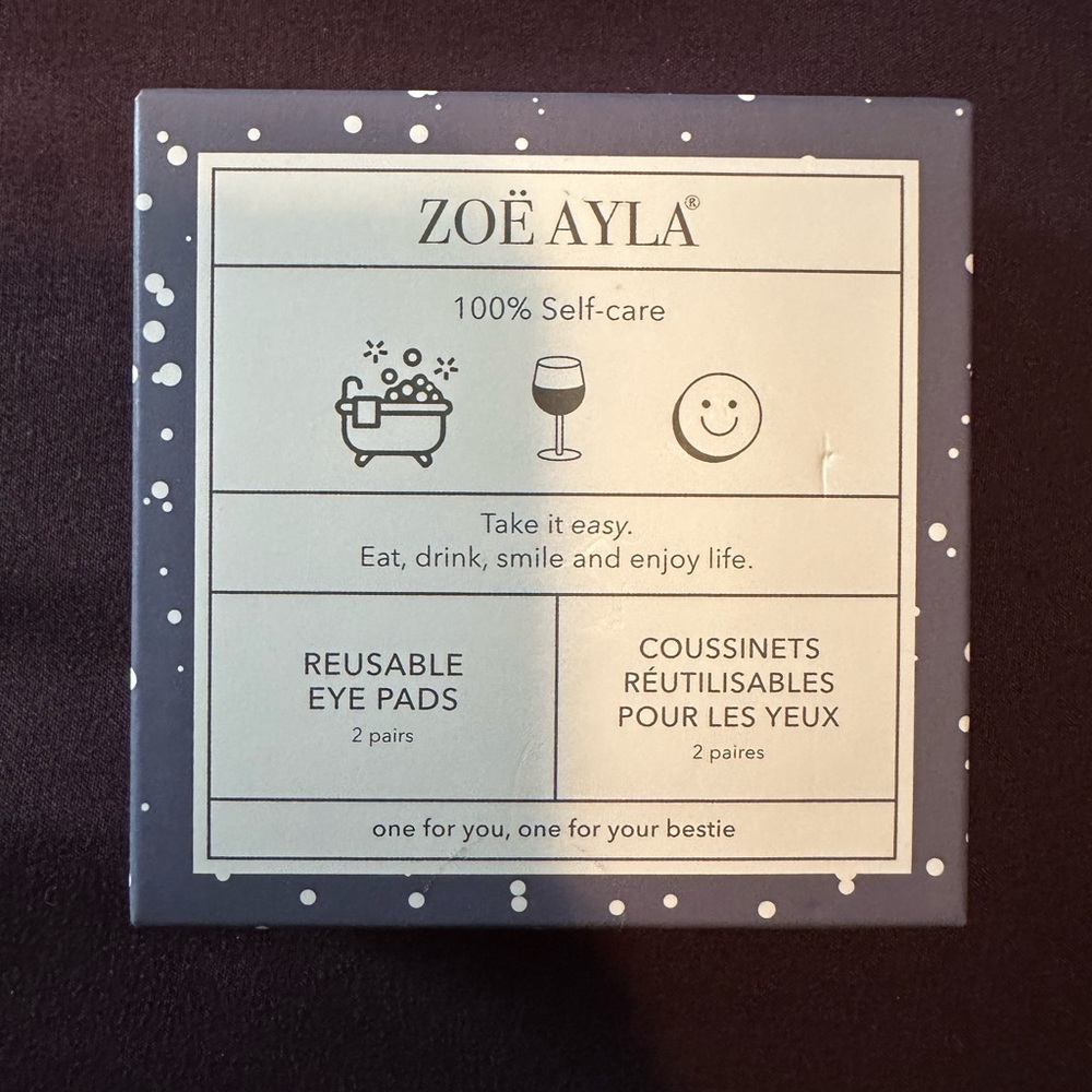 Zoe Ayla Reusable Eye Pads - 2 Pack